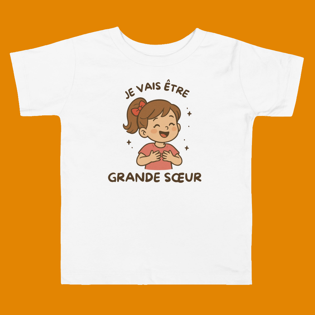 T-shirt Enfant - Je vais être Grande Sœur