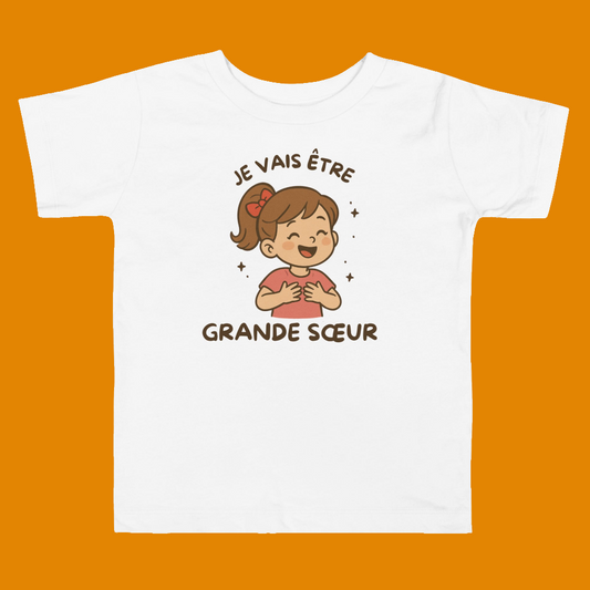 T-shirt Enfant - Je vais être Grande Sœur